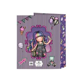 Carpeta de anillas Gorjuss Up and away Morado A4 27 x 33 x 6 cm