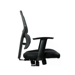 Q-connect Silla de Oficina Ancona Malla Base Metálica Negro - Altura Máx 1110 Anc 660 Prof 590 Ruedas Premium