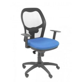 Silla Piqueras Y Crespo Jorquera Brazos Regulables Mecanismo Sincro Con Regulador De Tension Respaldo De Malla Negra Y Asiento Tapizado Bali Azul Marino Precio: 319.50000027. SKU: S5702830