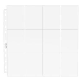 Ultimate Guard Páginas Archivador Transparente para Cartas Coleccionables - 10 Páginas de 24 Bolsillos, 240 Cartas Carga Lateral, Sin PVC/Ácidos