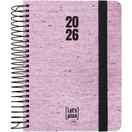 Agenda Anual (2026) Grafoplas Ecojeans Espiral Tapa Extradura Con Goma A6 150X120 S/V Rosa Precio: 11.88999966. SKU: B1GSGX4Q9A