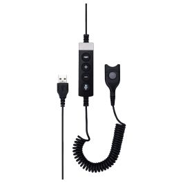 EPOS USB-ED CC 01 MS - Adaptador de interfaz EasyDisconnect a USB-A, Negro, Cable en Espiral Precio: 116.78999981. SKU: B16K32SZWW
