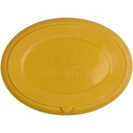 Plato con ventosa - THERMOBABY - Silicona - Amarillo Miel - Compartimentado y antideslizante