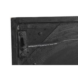 DKD Home Decor Balines Decoracion Pared Blanco Negro 60 x 60 cm (2 Unidades)