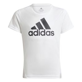 Camiseta de Manga Corta Infantil Adidas Blanco XL