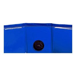 Piscina Desmontable Mascotas Azul Poliéster Plástico (120 x 30 x 120 cm)