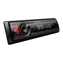 Pioneer MVH-130DAB Radio 1 DIN DAB+ 200W 50W Android Negro Rojo
