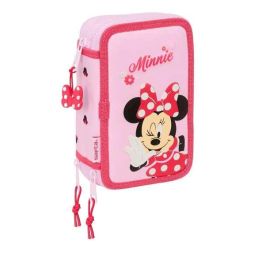 Safta Plumier triple 37 pcs Minnie Mouse Naive 12,5x19,5x5,5cm