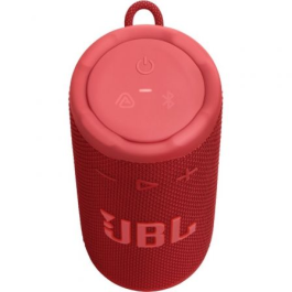 JBL Grip/255692 Altavoz Bluetooth Portátil 16W IP68 Rojo, Luz Ambiental, 14 Horas de Reproducción