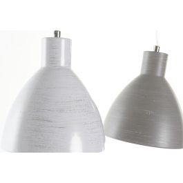 Lampara Techo Urban DKD Home Decor Gris Blanco 16 x 17 x 16 cm (4 Unidades) Lampara Techo Urban DKD Home Decor Gris Blanco 16 x 17 x 16 cm (4 Unidades)