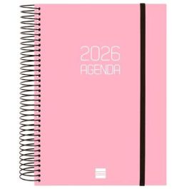 Finocam E10-155x212 mm Agenda Espiral Opaque 2026 1 día por página Rosa Tapa Polipropileno DIN A5 con Goma Elástica Precio: 11.58999952. SKU: B1FPX7EX85