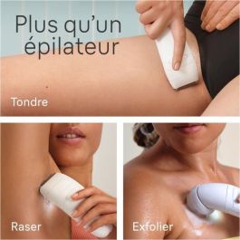 Braun 5-060 Depiladora eléctrica Silk-épil 5 para depilación fácil y duradera, consigue piel suave, Blanco/Rosa