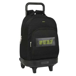 Mochila Escolar con Ruedas Safta Surf Negro (33 x 45 x 22 cm) Mochila Escolar con Ruedas Safta Surf Negro (33 x 45 x 22 cm)