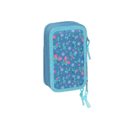 Portatodo Frozen Azul 12,5 x 19,5 x 5,5 cm 37 Piezas