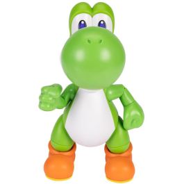 JAKKS PACIFIC Figura interactiva Yoshi Super Mario Bros de 36 cm