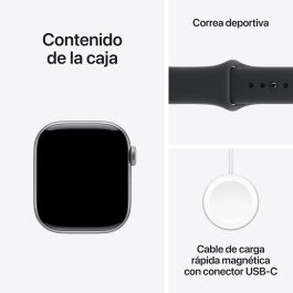 Smartwatch Apple MF8C4QL/A Negro Gris