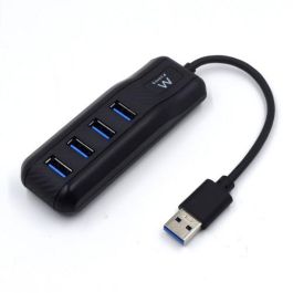 Ewent EW1138 Hub USB 3.1 Gen1 4 Puertos, Compatible con USB 2.0 y 1.1, Negro Precio: 13.50000025. SKU: S0228101