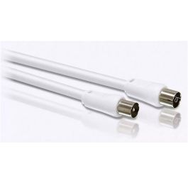 Philips Cable de antena TV coaxial PAL 1,5m macho-hembra SWV2516W/10