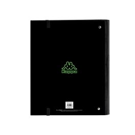 Carpeta de anillas Kappa Black Verde Negro 27 x 32 x 3.5 cm