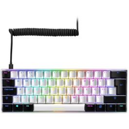 Sharkoon SKILLER SGK50 S4 Teclado Gaming 60% Hot-Swap Interruptores Kailh QWERTY Español USB Blanco Precio: 48.89000039. SKU: S5614409