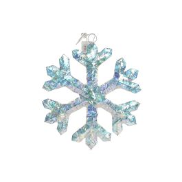 DKD Home Decor 2 x 30 x 30 cm Decoración Luminosa Navidad Fantasía Multicolor LED (6 Unidades)