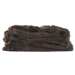 Manta Urban DKD Home Decor Marron 240 x 1 x 220 cm Manta Urban DKD Home Decor Marron 240 x 1 x 220 cm