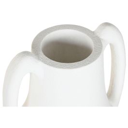 Jarrón Home ESPRIT Blanco Fibra 39 x 39 x 120 cm Jarrón Home ESPRIT Blanco Fibra 39 x 39 x 120 cm