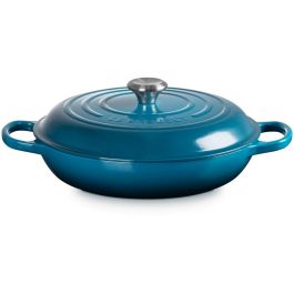 Le Creuset Olla Gourmet de Hierro Fundido 30cm, Azul Turquesa Precio: 277.88999997. SKU: B1GPL4VW2G