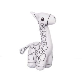 Peluche Jirafa para Colorear Pincello 17x22x9 cm - Blanco/Negro (8 Unidades) Peluche Jirafa para Colorear Pincello 17x22x9 cm - Blanco/Negro (8 Unidades)