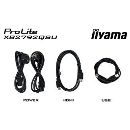 Iiyama ProLite XB2792QSU-B1 68,6cm/27" 2560x1440 QHD IPS 3ms 120Hz HDMI DisplayPort USB VESA HAS Pivot Negro