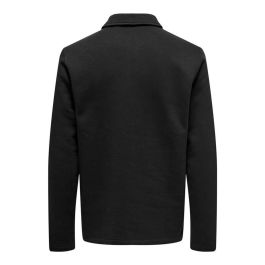 Sudadera sin Capucha Hombre Only & Sons Onsdawson Reg Halfzip Sweat Negro XS
