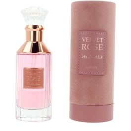 LATTAFA Velvet Rose Eau de Parfum para Mujer, 100 ml Vaporizador