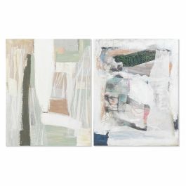 Cuadro Urban DKD Home Decor Verde Beige 3.7 x 100 x 80 cm (2 Unidades) Precio: 81.55884. SKU: S3028229