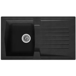 Stradour Fregadero de Cocina Empotrado 1 Bandeja + 1 Escurridor Arena SMC Negro 86 x 50 cm Precio: 125.88999962. SKU: B1F4ACJN84