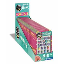 Clementoni Press & Go Nails: Expositor Surtido de Uñas Adhesivas Infantiles de Fácil Aplicación, Pop Display, Ideal para Niñas a partir de 6 Años Clementoni Press & Go Nails: Expositor Surtido de Uñas Adhesivas Infantiles de Fácil Aplicación, Pop Display, Ideal para Niñas a partir de 6 Años
