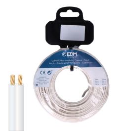 Edm Cable paralelo audio 2x1,5mm blanco 50m - Carrete