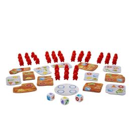 Mattel Juego Castores Constructores - Juego de Habilidad y Equilibrio para Niños 5+ Años con 45 Piezas