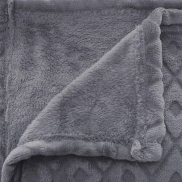 Plaid/manta 230x180cm modelo 'winter rhombus' color gris