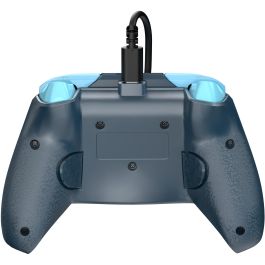 PDP REMATCH GLOW Mando Alámbrico para Xbox Series X|S, Xbox One y PC - Blue Tide Glow