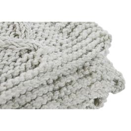 DKD Home Decor Plaid Alpino Verde Menta Poliester 125 x 1 x 150 cm (2 Unidades)