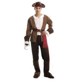 Disfraz bucanero sombrero, camisa, chaqueta, fajín, cinturón, pantalón y cubre botas talla XXL Precio: 23.50000048. SKU: B1GS2WXTKK