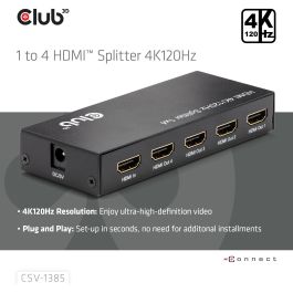 Club3D HDMI Splitter 1 Entrada -> 4 Salidas 4K120Hz UHD