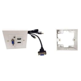 Vivolink Wall Connection Box HDMI + USB2.0 + 3.5mm + VGA, White Precio: 32.88999978. SKU: B1DW3DGXHE