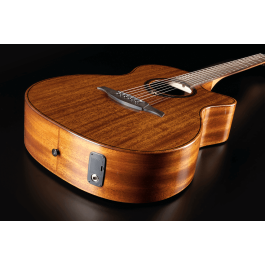 Guitarra Acústica Lâg Auditorium Cutaway A/E Tramontane 98 - Caoba