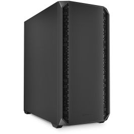 Sharkoon AK2 Midi Tower Negra - Caja PC Gaming/Oficina/Multimedia, 2 Ventiladores 120mm Preinstalados, USB-C, Soporte BTF, Radiadores 360mm