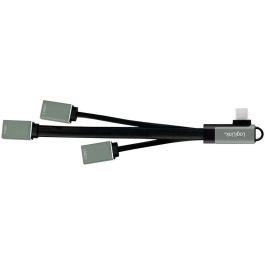 LogiLink UA0361 Hub USB 3.2 Gen 1 Type-C, 2xUSB 2.0, 1xUSB 3.2 Gen 1 Type-A, 3 Puertos, Plata