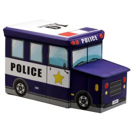 Jeux 2 momes Caja-Puf Orden 57x25 Furgoneta Infantil para Juguetes y Asiento Altura 32 cm