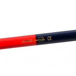 Liderpapel Lápices Jumbo Bicolor Rojo/Azul Madera Alta Calidad Mina Ultrarresistente