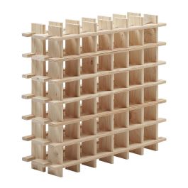 Astigarraga Botellero Evolutivo de Pino Macizo para 36 Botellas 75x22x75 cm