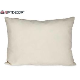 Cojín de Terciopelo Marfil 60x45 cm - Giftdecor (6 Unidades) Cojín de Terciopelo Marfil 60x45 cm - Giftdecor (6 Unidades)